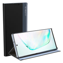 Заредете изображение във визуализатора на галерията – Sleep Case Bookcase Type Case with Smart Window for Samsung Galaxy A22 4G blue - TopMag
