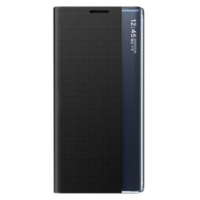 Заредете изображение във визуализатора на галерията – Sleep Case Bookcase Type Case with Smart Window for Samsung Galaxy A22 5G black - TopMag

