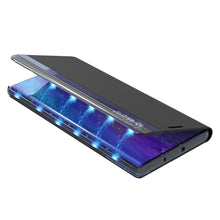 Заредете изображение във визуализатора на галерията – Sleep Case Bookcase Type Case with Smart Window for Samsung Galaxy A22 5G blue - TopMag
