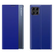 Заредете изображение във визуализатора на галерията – Sleep Case Bookcase Type Case with Smart Window for Samsung Galaxy A22 5G blue - TopMag
