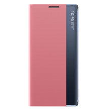 Заредете изображение във визуализатора на галерията – Sleep Case Bookcase Type Case with Smart Window for Samsung Galaxy A22 5G pink - TopMag
