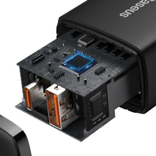 Заредете изображение във визуализатора на галерията – Baseus Compact Fast USB / USB Type C Charger 20W 3A Power Delivery Quick Charge 3.0 black (CCXJ-B01) - TopMag
