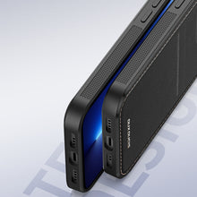 Заредете изображение във визуализатора на галерията – 3 in 1 Case for iPhone 13 Pro with MagSafe Wallet RFID Blocking Stand Dux Ducis Rafi Mag - Black
