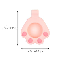 Заредете изображение във визуализатора на галерията – Cat Paw AirTag Case Silicone Case Keychain Pendant for AirTag pink - TopMag
