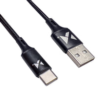 Заредете изображение във визуализатора на галерията – Wozinsky cable USB - USB Type C 2,4A 2m black(WUC-C2B) - TopMag
