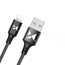 Заредете изображение във визуализатора на галерията – Wozinsky cable USB - Lightning 2,4A 1m black (WUC-L1B) - TopMag
