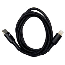Заредете изображение във визуализатора на галерията – Wozinsky cable USB Type C - Lightning Power Delivery 18W 1m black (WUC-PD-CL1B) - TopMag
