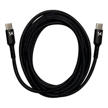 Заредете изображение във визуализатора на галерията – Wozinsky cable USB Type C - USB Type C Power Delivery 18W 2m black (WUC-PD-CC2B) - TopMag
