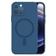 Заредете изображение във визуализатора на галерията – TEL PROTECT MagSilicone Case for Iphone 15 Pro Navy
