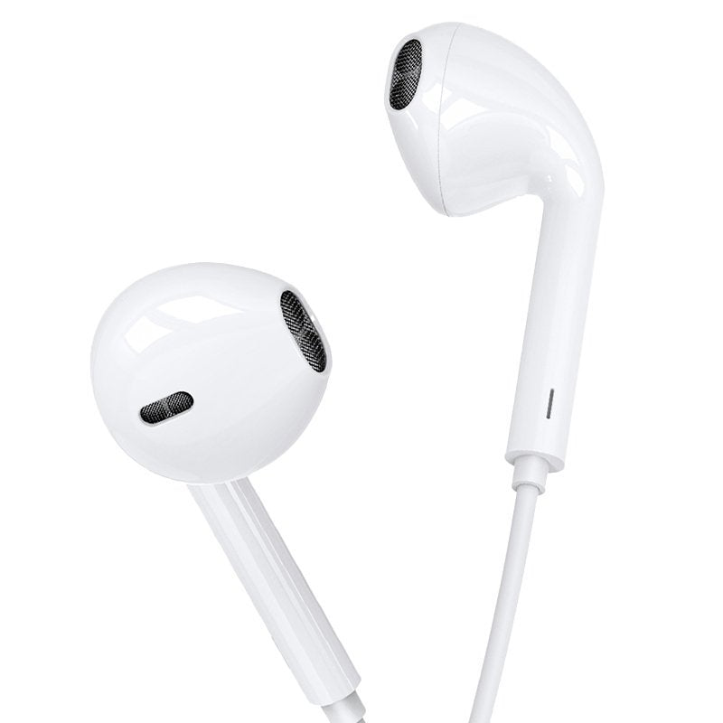 Joyroom Ben Series earphones Lightning with remote and microphone white (JR-EP3) - TopMag