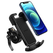 Заредете изображение във визуализатора на галерията – Ugreen universal bicycle phone holder for bike motorcycle handlebar black (LP494 black) - TopMag
