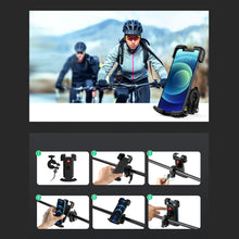 Заредете изображение във визуализатора на галерията – Ugreen universal bicycle phone holder for bike motorcycle handlebar black (LP494 black) - TopMag
