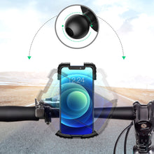 Заредете изображение във визуализатора на галерията – Ugreen universal bicycle phone holder for bike motorcycle handlebar black (LP494 black) - TopMag
