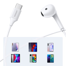 Заредете изображение във визуализатора на галерията – Ugreen in -ear USB Type C headphones with remote and microphone white (EP101 60700) - TopMag

