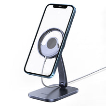 Заредете изображение във визуализатора на галерията – Ugreen Foldable Phone Stand Apple MagSafe Charger Holder Gray (40290 LP472) - TopMag
