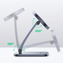 Заредете изображение във визуализатора на галерията – Ugreen Foldable Phone Stand Apple MagSafe Charger Holder Gray (40290 LP472) - TopMag
