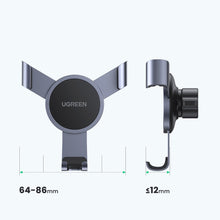 Заредете изображение във визуализатора на галерията – Ugreen LP493 gravity car holder for a ventilation grille gray (50601) - TopMag
