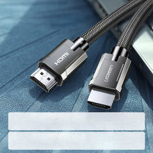 Заредете изображение във визуализатора на галерията – Ugreen cable HDMI cable 2.1 8K 60 Hz / 4K 120 Hz 3D 48 Gbps HDR VRR QMS ALLM eARC QFT 5 m gray (HD135 50562) - TopMag
