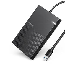 Заредете изображение във визуализатора на галерията – Ugreen hard disk enclosure 2.5 '' USB 3.2 Gen 1 5Gbps bay for HDD SSD with USB cable black (30719 CM471) - TopMag

