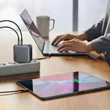 Заредете изображение във визуализатора на галерията – Ugreen charger 2x USB Type C 100W Power Delivery gray (50327) - TopMag
