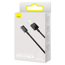 Заредете изображение във визуализатора на галерията – Baseus Superior Series USB - micro USB fast charging data cable 2A 1m black (CAMYS-01) - TopMag
