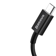 Заредете изображение във визуализатора на галерията – Baseus Superior Series USB - micro USB fast charging data cable 2A 1m black (CAMYS-01) - TopMag
