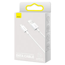 Заредете изображение във визуализатора на галерията – Baseus Superior cable USB - micro USB fast charging cable 2A 1m white (CAMYS-02) - TopMag

