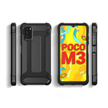 Заредете изображение във визуализатора на галерията – Hybrid Armor Case Tough Rugged Cover for Xiaomi Redmi Note 10 5G / Poco M3 Pro silver - TopMag
