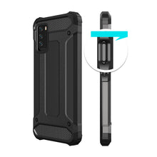 Заредете изображение във визуализатора на галерията – Hybrid Armor Case Tough Rugged Cover for Xiaomi Redmi Note 10 5G / Poco M3 Pro silver - TopMag
