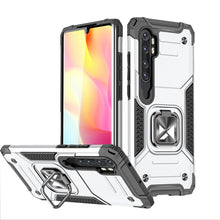 Заредете изображение във визуализатора на галерията – Wozinsky Ring Armor Case Kickstand Tough Rugged Cover for Xiaomi Redmi Note 10 Pro silver - TopMag
