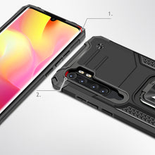 Заредете изображение във визуализатора на галерията – Wozinsky Ring Armor Case Kickstand Tough Rugged Cover for Xiaomi Redmi Note 10 Pro red - TopMag
