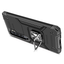 Заредете изображение във визуализатора на галерията – Wozinsky Ring Armor Case Kickstand Tough Rugged Cover for Xiaomi Redmi Note 10 Pro black - TopMag
