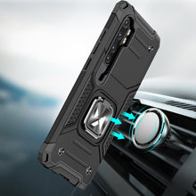 Заредете изображение във визуализатора на галерията – Wozinsky Ring Armor Case Kickstand Tough Rugged Cover for Xiaomi Redmi Note 10 Pro black - TopMag
