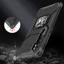 Заредете изображение във визуализатора на галерията – Wozinsky Ring Armor Case Kickstand Tough Rugged Cover for Xiaomi Redmi Note 10 Pro black - TopMag
