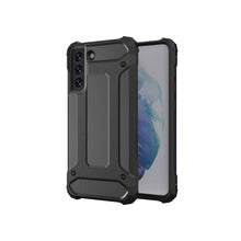 Заредете изображение във визуализатора на галерията – Hybrid Armor Case Tough Rugged Cover for Samsung Galaxy S21 FE black - TopMag
