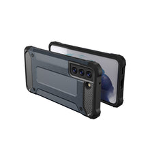 Заредете изображение във визуализатора на галерията – Hybrid Armor Case Tough Rugged Cover for Samsung Galaxy S21 FE black - TopMag
