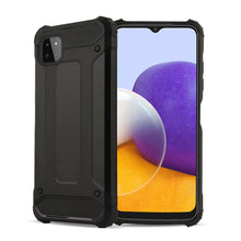 Заредете изображение във визуализатора на галерията – Hybrid Armor Case Tough Rugged Cover for Samsung Galaxy A22 5G black - TopMag
