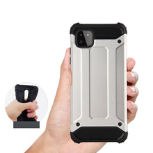 Заредете изображение във визуализатора на галерията – Hybrid Armor Case Tough Rugged Cover for Samsung Galaxy A22 5G black - TopMag
