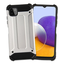 Заредете изображение във визуализатора на галерията – Hybrid Armor Case Tough Rugged Cover for Samsung Galaxy A22 5G black - TopMag

