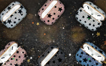 Заредете изображение във визуализатора на галерията – Kingxbar Black Star Case shiny glitter crystal case for AirPods Pro black - TopMag
