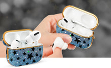 Заредете изображение във визуализатора на галерията – Kingxbar Black Star Case shiny glitter crystal case for AirPods Pro black - TopMag
