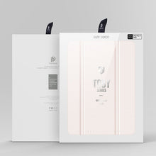 Заредете изображение във визуализатора на галерията – Dux Ducis Toby Armored Flip Smart Case for iPad Air 2020/2022 with Apple Pencil Holder Pink - TopMag
