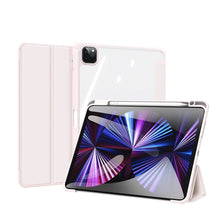 Заредете изображение във визуализатора на галерията – Dux Ducis Toby Armored Flip Smart Case for iPad Air 2020/2022 with Apple Pencil Holder Pink - TopMag
