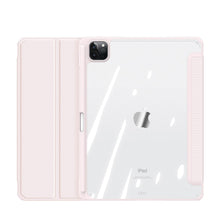 Заредете изображение във визуализатора на галерията – Dux Ducis Toby Armored Flip Smart Case for iPad Air 2020/2022 with Apple Pencil Holder Pink - TopMag
