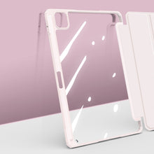 Заредете изображение във визуализатора на галерията – Dux Ducis Toby Armored Flip Smart Case for iPad Air 2020/2022 with Apple Pencil Holder Pink - TopMag

