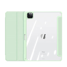 Заредете изображение във визуализатора на галерията – Dux Ducis Toby Armored Flip Smart Case for iPad Air 2020/2022 with Apple Pencil Holder Green - TopMag
