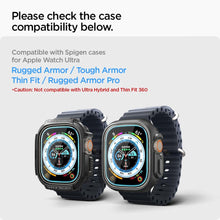 Заредете изображение във визуализатора на галерията – TEMPERED GLASS Spigen GLAS.TR "EZ FIT" 2-PACK Apple Watch ULTRA (49 MM) CLEAR
