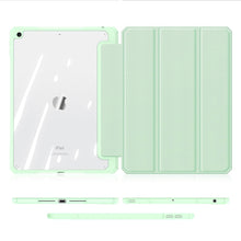 Заредете изображение във визуализатора на галерията – Dux Ducis Toby Armored Flip Smart Case for iPad 10.2 "2021 / iPad 10.2 '' 2020 / iPad 10.2 '' 2019 with Apple Pencil Holder Green - TopMag
