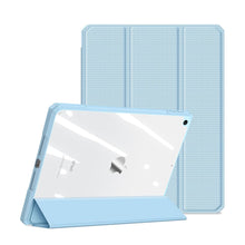 Заредете изображение във визуализатора на галерията – Dux Ducis Toby armored tough Smart Cover for iPad 10.2” 2021 / iPad 10.2'' 2020 / iPad 10.2'' 2019 with a holder for Apple Pencil blue - TopMag
