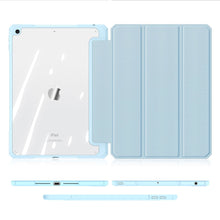 Заредете изображение във визуализатора на галерията – Dux Ducis Toby armored tough Smart Cover for iPad 10.2” 2021 / iPad 10.2'' 2020 / iPad 10.2'' 2019 with a holder for Apple Pencil blue - TopMag
